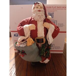 Vintage 10" Santa Clause St. Nick Christmas Holiday Figure Figurine Decoration